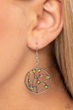 Bedazzlingly Branching - Green Earrings - Paparazzi Accessories Earrings Bedazzle Me Pretty Mobile Fashion Boutique