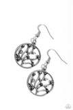 Bedazzlingly Branching - Silver Earrings - Paparazzi Accessories Earrings Bedazzle Me Pretty Mobile Fashion Boutique