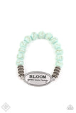 Bedouin Bloom - Blue Bracelet - Paparazzi Accessories Bracelet Bedazzle Me Pretty Mobile Fashion Boutique