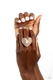 Bejeweled Beau - Gold Ring - Paparazzi Accessories Ring Bedazzle Me Pretty Mobile Fashion Boutique