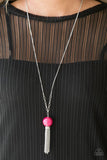 Belle of the BALLROOM - Pink Necklace - Paparazzi Accessories Necklace Bedazzle Me Pretty Mobile Fashion Boutique