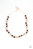 Bermuda Beachcomber - Pink Necklace - Paparazzi Accessories Necklace Bedazzle Me Pretty Mobile Fashion Boutique