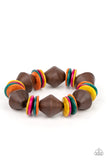 Bermuda Boardwalk - Multi Bracelet - Paparazzi Accessories Bracelet Bedazzle Me Pretty Mobile Fashion Boutique