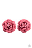 Best of Buds - Pink Hair Clip - Paparazzi Accessories Hair Clip Bedazzle Me Pretty Mobile Fashion Boutique