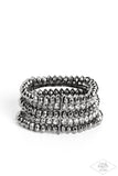 Best of LUXE - Black Bracelet - Paparazzi Accessories Bracelet Bedazzle Me Pretty Mobile Fashion Boutique