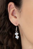 Best POSH-ible Taste - White Necklace - Paparazzi Accessories Necklace Bedazzle Me Pretty Mobile Fashion Boutique
