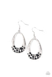 Better LUXE Next Time - Black Earrings - Paparazzi Accessories Earrings Bedazzle Me Pretty Mobile Fashion Boutique