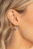 BEVEL Up - Silver Earrings - Paparazzi Accessories Earrings Bedazzle Me Pretty Mobile Fashion Boutique