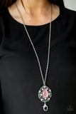Bewitched Beam - Pink Lanyard - Paparazzi Accessories Lanyard Bedazzle Me Pretty Mobile Fashion Boutique