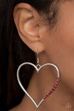 Bewitched Kiss - Red Earrings - Paparazzi Accessories Earrings Bedazzle Me Pretty Mobile Fashion Boutique