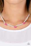Bewitching Beading - Pink Necklace - Paparazzi Accessories Necklace Bedazzle Me Pretty Mobile Fashion Boutique
