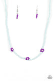 Bewitching Beading - Purple Necklace - Paparazzi Accessories Necklace Bedazzle Me Pretty Mobile Fashion Boutique