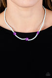 Bewitching Beading - Purple Necklace - Paparazzi Accessories Necklace Bedazzle Me Pretty Mobile Fashion Boutique