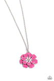 Beyond Blooming - Pink Necklace - Paparazzi Accessories Necklace Bedazzle Me Pretty Mobile Fashion Boutique