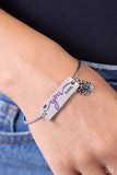 BeYOUtiful Bliss - Purple Bracelet - Paparazzi Accessories Bracelet Bedazzle Me Pretty Mobile Fashion Boutique