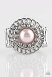 Big City Attitude - Pink Ring - Paparazzi Accessories Ring Bedazzle Me Pretty Mobile Fashion Boutique