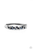 Big City Bling - Blue Bracelet - Paparazzi Accessories Bracelet Bedazzle Me Pretty Mobile Fashion Boutique