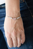 Big-Hearted Beam - Pink Bracelet - Paparazzi Accessories Bracelet Bedazzle Me Pretty Mobile Fashion Boutique