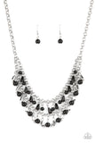Big Money - Black Necklace - Paparazzi Accessories Necklace Bedazzle Me Pretty Mobile Fashion Boutique