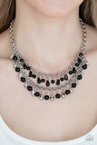 Big Money - Black Necklace - Paparazzi Accessories Necklace Bedazzle Me Pretty Mobile Fashion Boutique