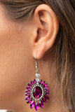 Big Time Twinkle - Pink Earrings - Paparazzi Accessories Earrings Bedazzle Me Pretty Mobile Fashion Boutique