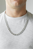 Big Win - Silver Necklace - Paparazzi Accessories Necklace Bedazzle Me Pretty Mobile Fashion Boutique