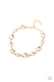 Bippity Boppity BLING - Gold Bracelet - Paparazzi Accessories Bracelet Bedazzle Me Pretty Mobile Fashion Boutique
