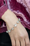 Bippity Boppity BLING - White Bracelet - Paparazzi Accessories Bracelet Bedazzle Me Pretty Mobile Fashion Boutique