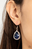 Bippity Boppity BOOM! - Blue Earrings - Paparazzi Accessories Earrings Bedazzle Me Pretty Mobile Fashion Boutique