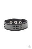 Blaze A Trail - Black Bracelet - Paparazzi Accessories Bracelet Bedazzle Me Pretty Mobile Fashion Boutique