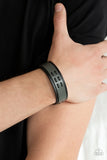 Blaze A Trail - Black Bracelet - Paparazzi Accessories Bracelet Bedazzle Me Pretty Mobile Fashion Boutique