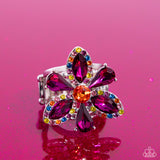 Blazing Blooms - Multi Ring - Paparazzi Accessories Ring Bedazzle Me Pretty Mobile Fashion Boutique