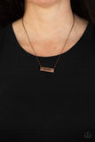 Blessed Mama - Copper Necklace - Paparazzi Accessories Necklace Bedazzle Me Pretty Mobile Fashion Boutique