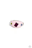 Blinding Behavior - Pink Ring - Paparazzi Accessories Ring Bedazzle Me Pretty Mobile Fashion Boutique