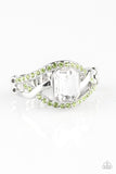 BLING It On! - Green Ring - Paparazzi Accessories Ring Bedazzle Me Pretty Mobile Fashion Boutique