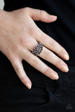 Bling Swing - Purple Ring - Paparazzi Accessories Ring Bedazzle Me Pretty Mobile Fashion Boutique