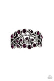 Bling Swing - Purple Ring - Paparazzi Accessories Ring Bedazzle Me Pretty Mobile Fashion Boutique