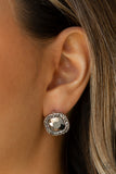 Bling Tastic! - Silver Post Earrings - Paparazzi Accessories Post Earrings Bedazzle Me Pretty Mobile Fashion Boutique