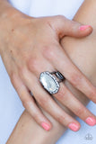 BLING to Heel - Black Ring - Paparazzi Accessories Ring Bedazzle Me Pretty Mobile Fashion Boutique
