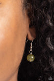 Blissfully Bohemian - Green Necklace - Paparazzi Accessories Necklace Bedazzle Me Pretty Mobile Fashion Boutique