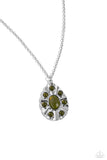 Blissfully Bohemian - Green Necklace - Paparazzi Accessories Necklace Bedazzle Me Pretty Mobile Fashion Boutique