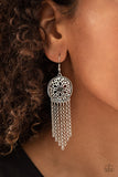 Blissfully Botanical - Black Earrings - Paparazzi Accessories Earrings Bedazzle Me Pretty Mobile Fashion Boutique