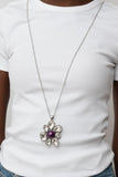 BLOOM Shaka-Laka - Purple Necklace - Paparazzi Accessories Necklace Bedazzle Me Pretty Mobile Fashion Boutique