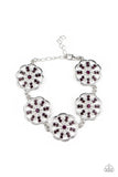 Blooming Bling - Purple Bracelet - Paparazzi Accessories Bracelet Bedazzle Me Pretty Mobile Fashion Boutique