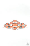 Blooming Prairies - Brown Bracelet - Paparazzi Accessories Bracelet Bedazzle Me Pretty Mobile Fashion Boutique