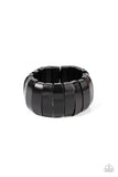 Boardwalk Bonanza - Black Bracelet - Paparazzi Accessories Bracelet Bedazzle Me Pretty Mobile Fashion Boutique