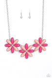 Bodacious Bouquet - Pink Necklace - Paparazzi Accessories Necklace Bedazzle Me Pretty Mobile Fashion Boutique