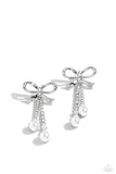 Bodacious Bow - Multi Post Earrings - Paparazzi Accessories Post Earrings Bedazzle Me Pretty Mobile Fashion Boutique
