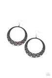 Bodaciously Blooming - Pink Earrings - Paparazzi Accessories Earrings Bedazzle Me Pretty Mobile Fashion Boutique