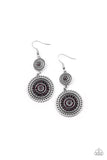 Bohemian Bedazzle - Purple Earrings - Paparazzi Accessories Earrings Bedazzle Me Pretty Mobile Fashion Boutique